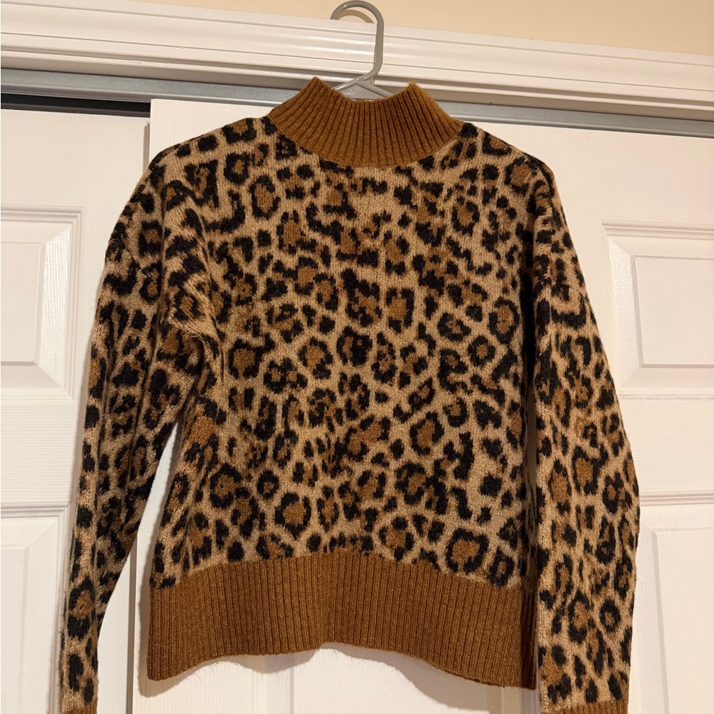 Leopard Print Women's Sweater